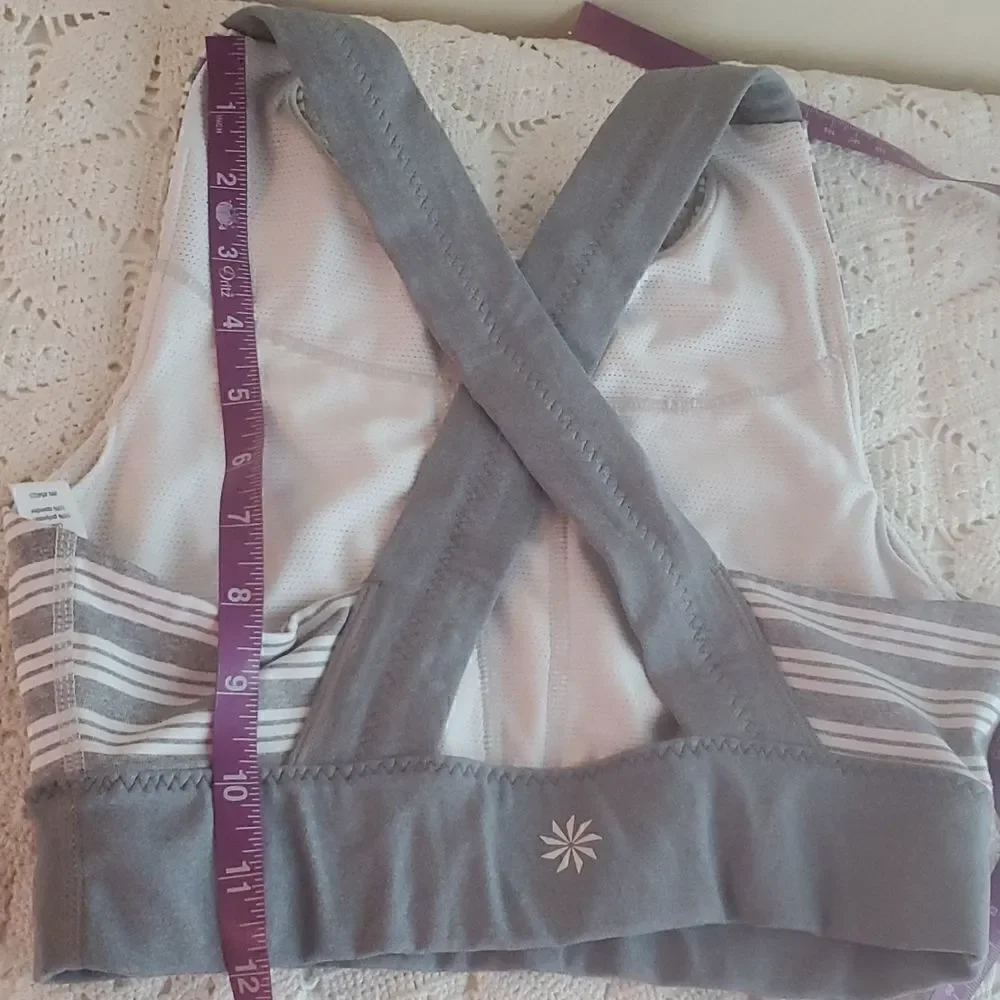 Athleta Stripe Sports Bra Size XS